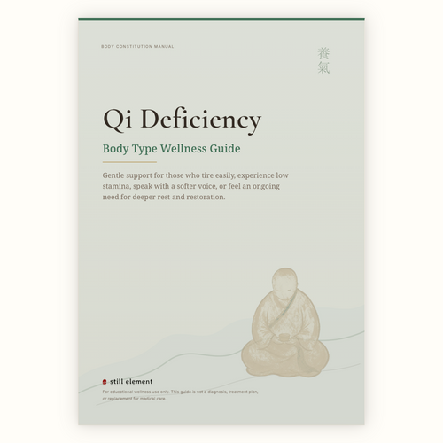 Qi Deficiency Body Type Wellness Guide