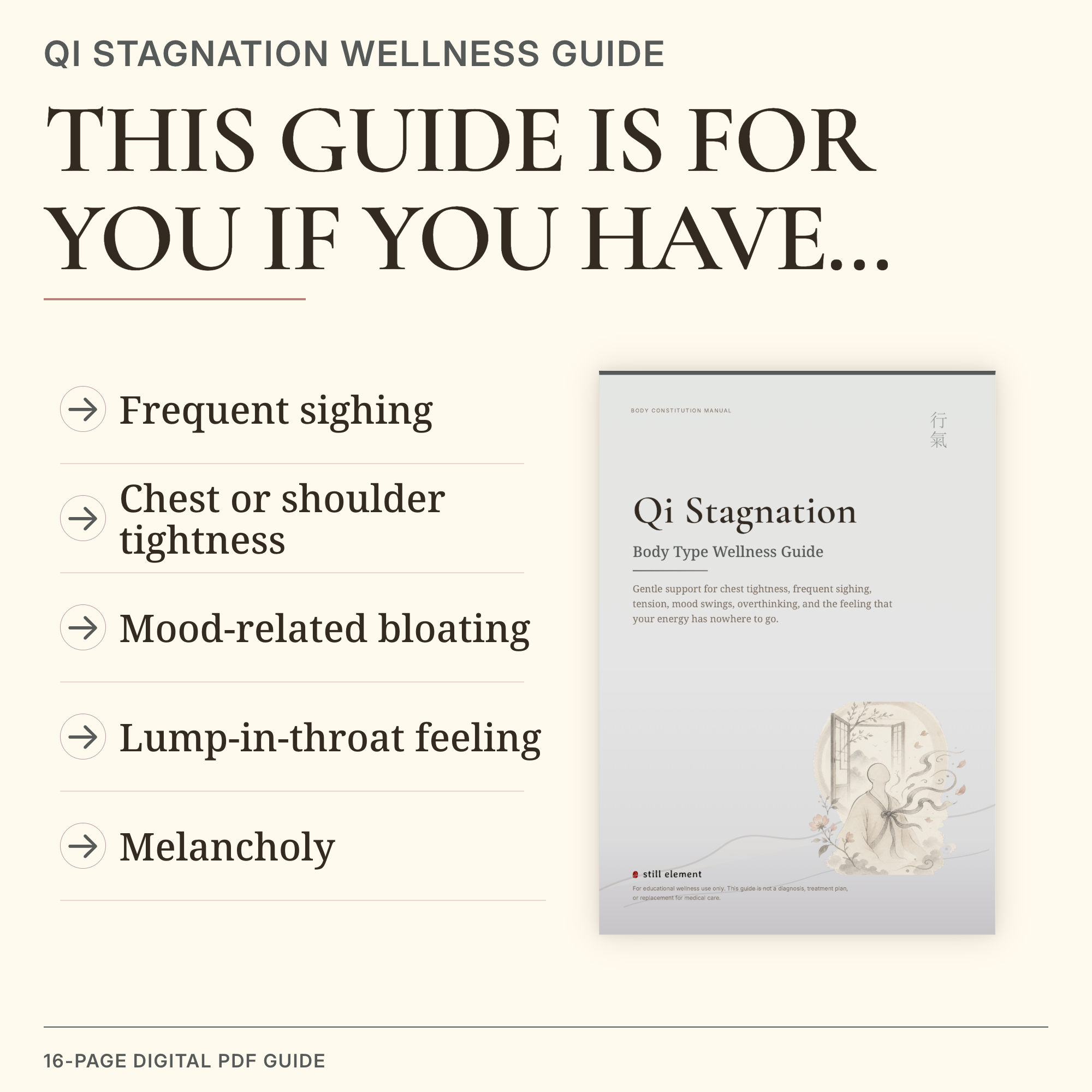 Qi Stagnation Body Type Wellness Guide