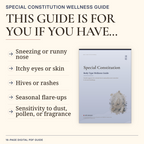 Special Constitution Body Type Wellness Guide